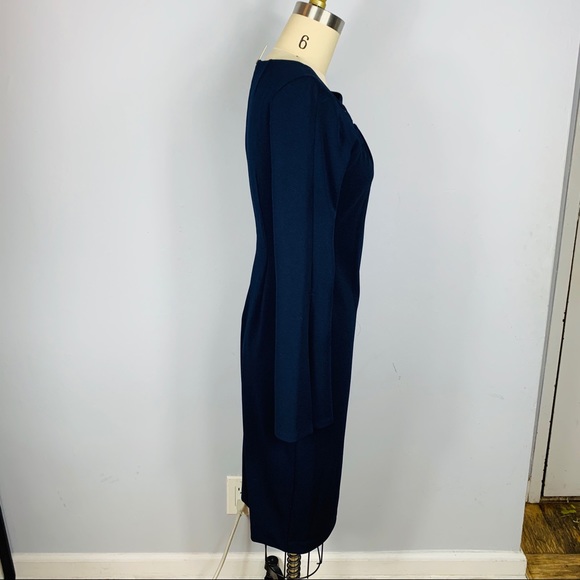 NWT Calvin Klein Split Bell Sleeve Dress - Picture 8 of 10